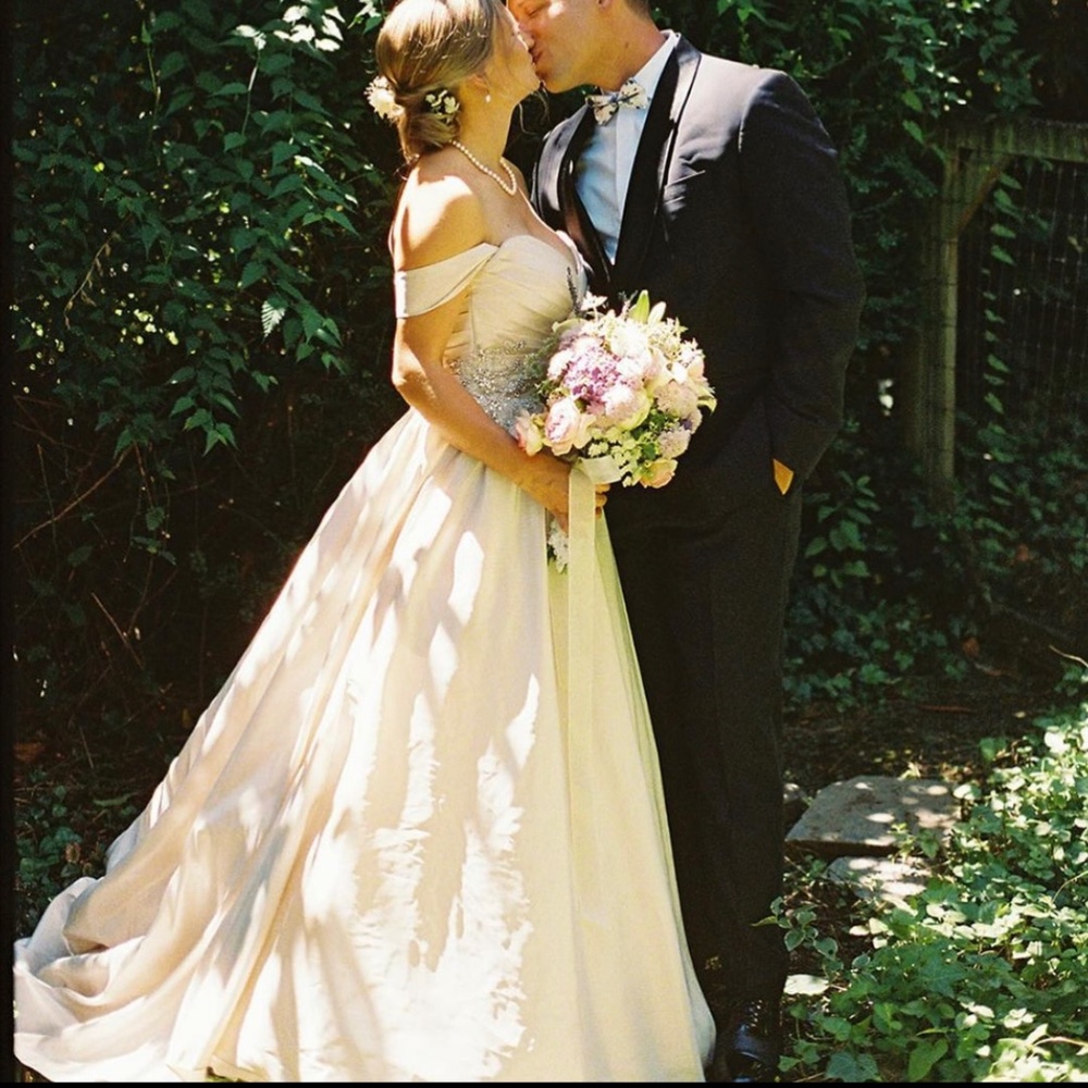 La Sposa strapless ballgown wedding dress